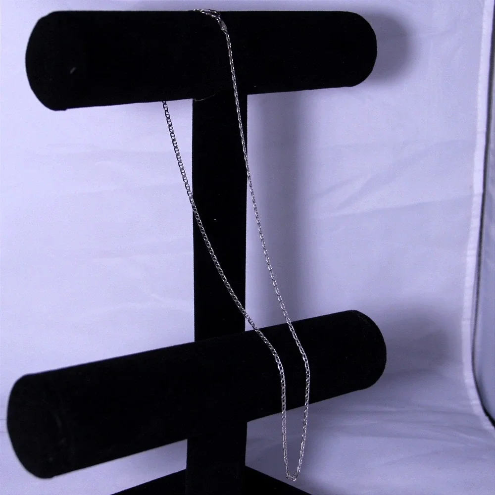 Sterling Silver 925 Mariner Anchor Link Chain Necklace‎ 20 Inch 2mm GM Italy